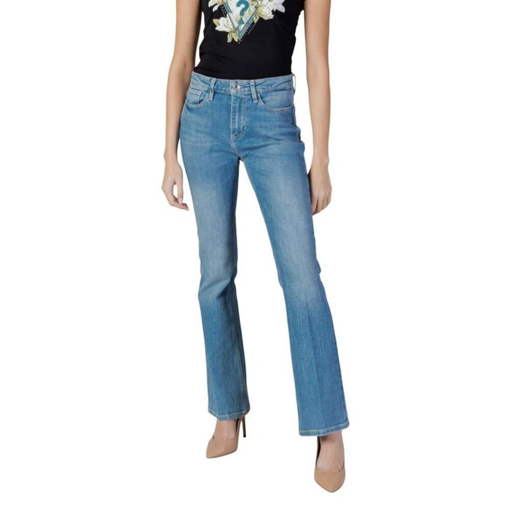 Guess Light Blue Cotton Bootcut Women's Jeans